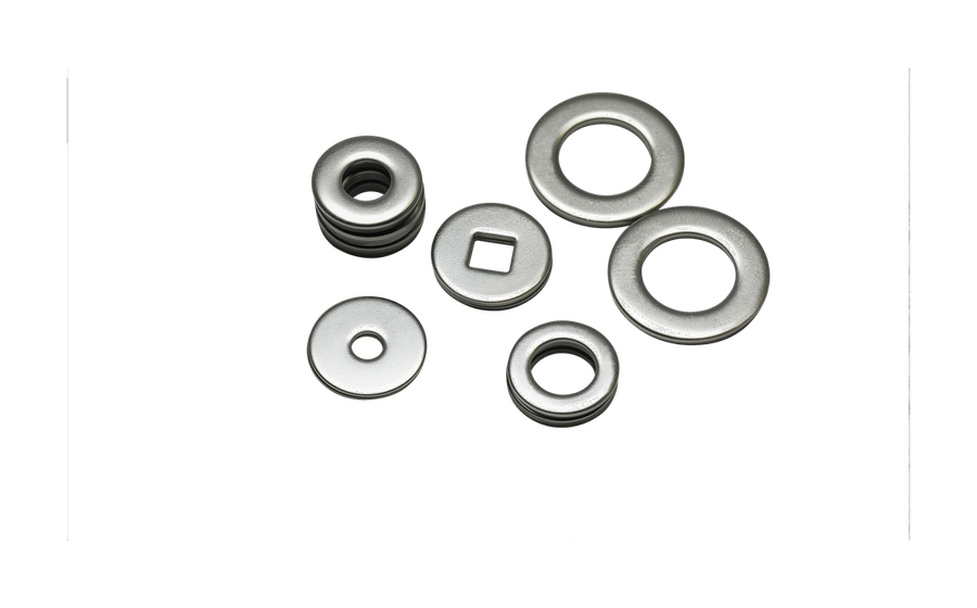 Stainless steel fender washers with large outer diameter, DIN 9021