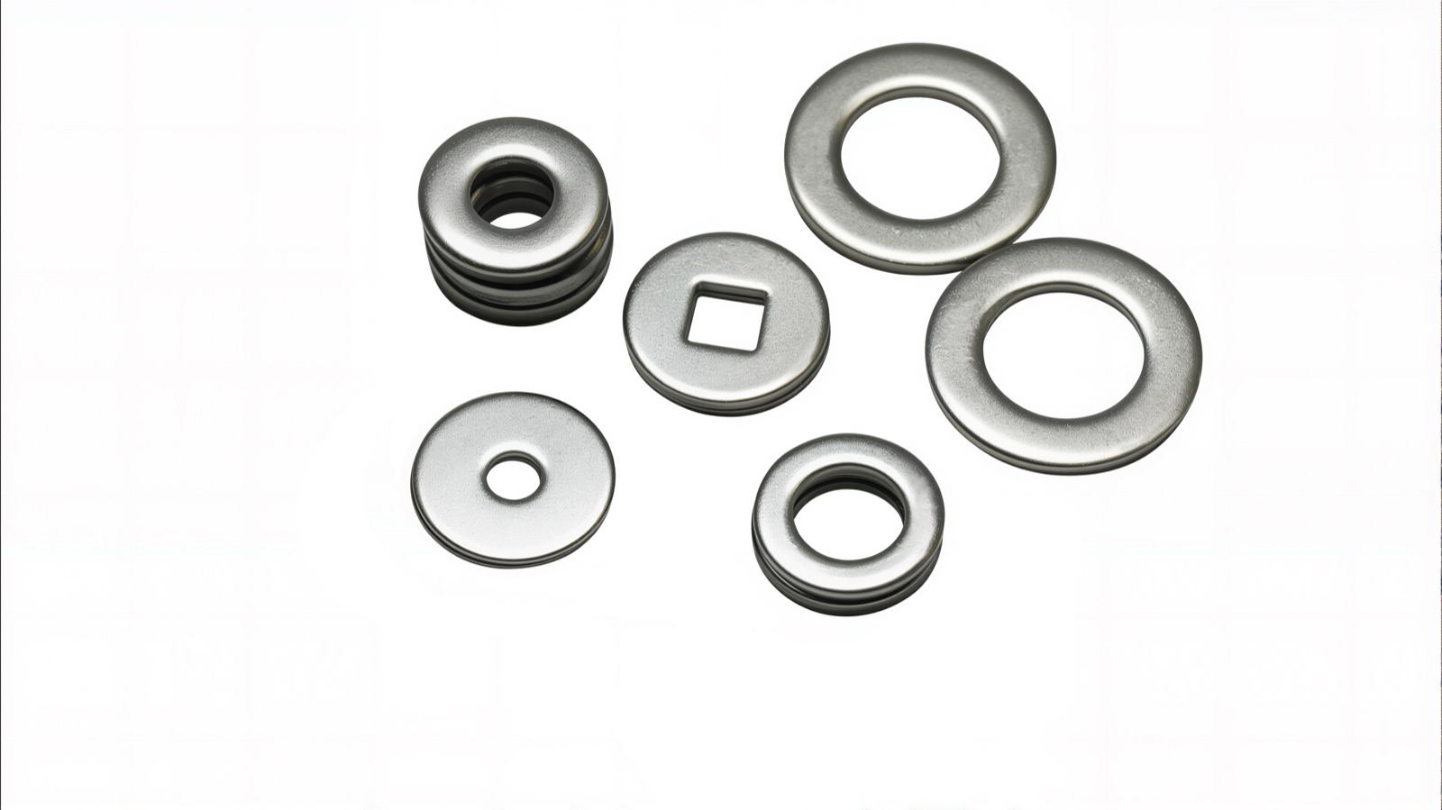 Large outer diameter stainless steel fender washers